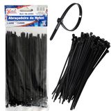 200 Enforca Gato Fita Lacre Nylon 3.6x150mm Hellerman Preta