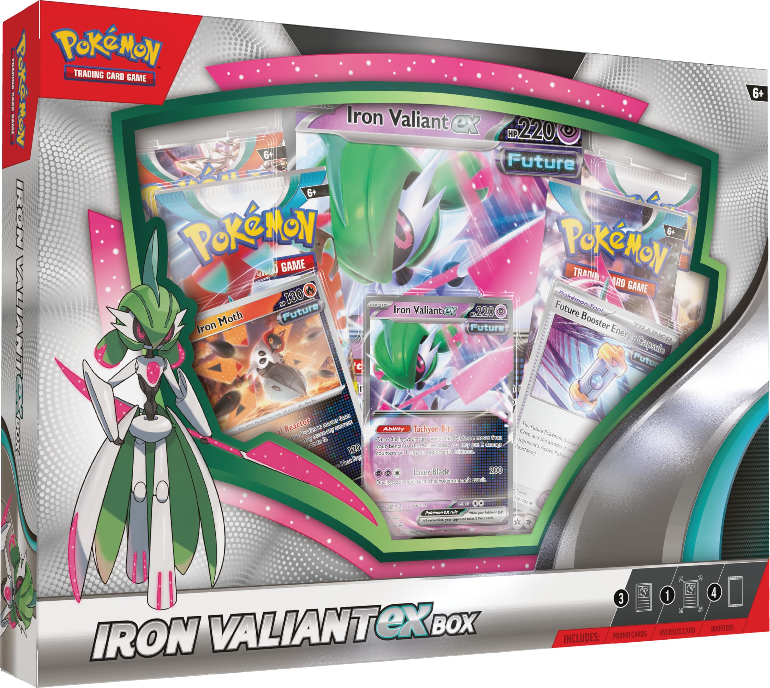 Jogo De Cartas Colecionáveis Pokémon Iron Valiant Ex Box