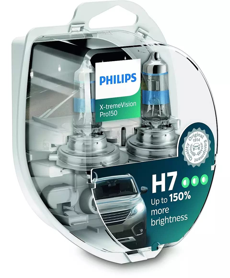 Lâmpadas Para Faróis De Carro Philips X-tremevision Pro150 H7 (twin)