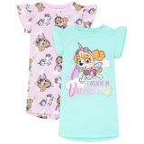 Vestido De Noite Paw Patrol, Pacote Com 2, Para Crianças E Meninas, Skye Unicorn