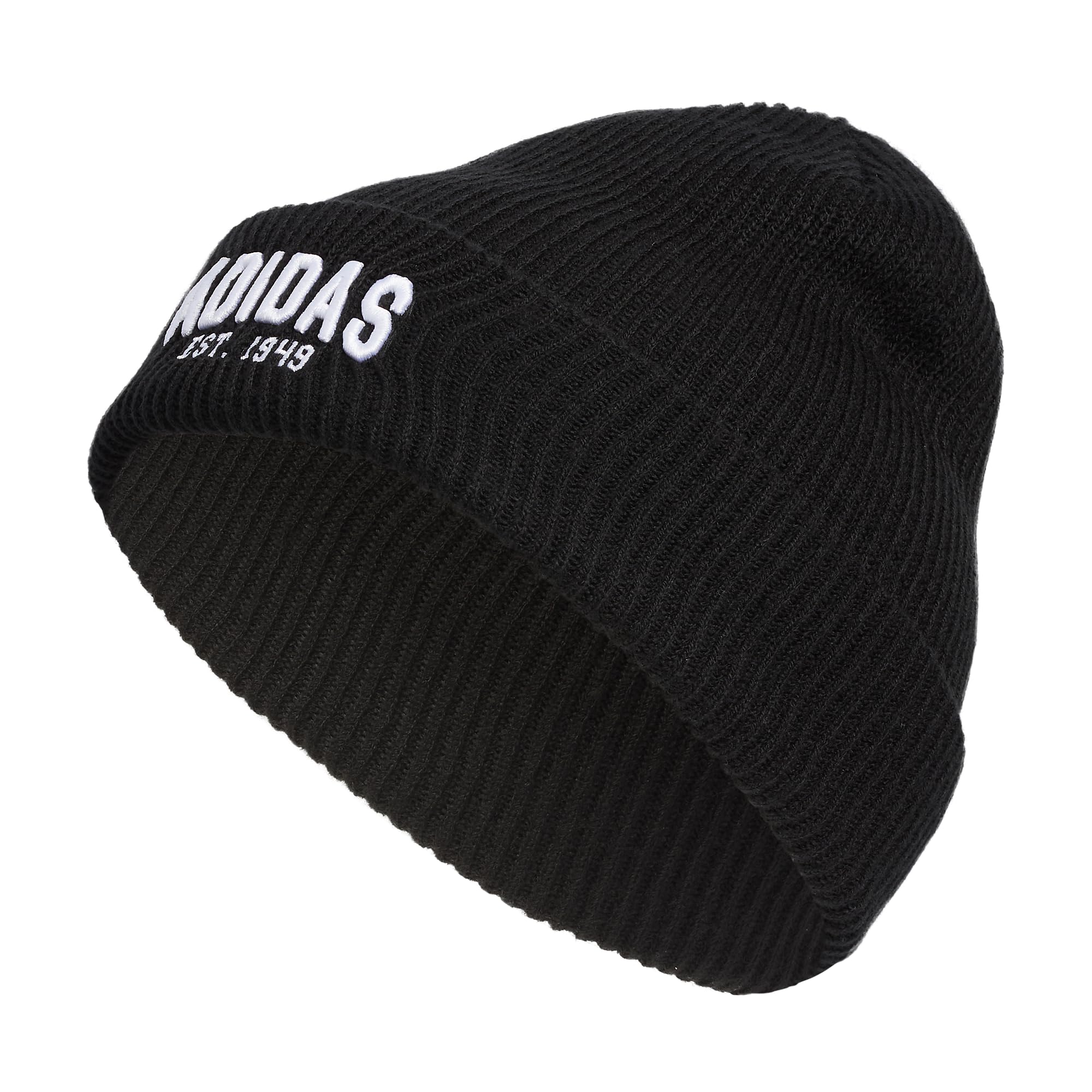 Beanie Adidas Foundation Para Homens Em Preto/branco/cinza Carbono