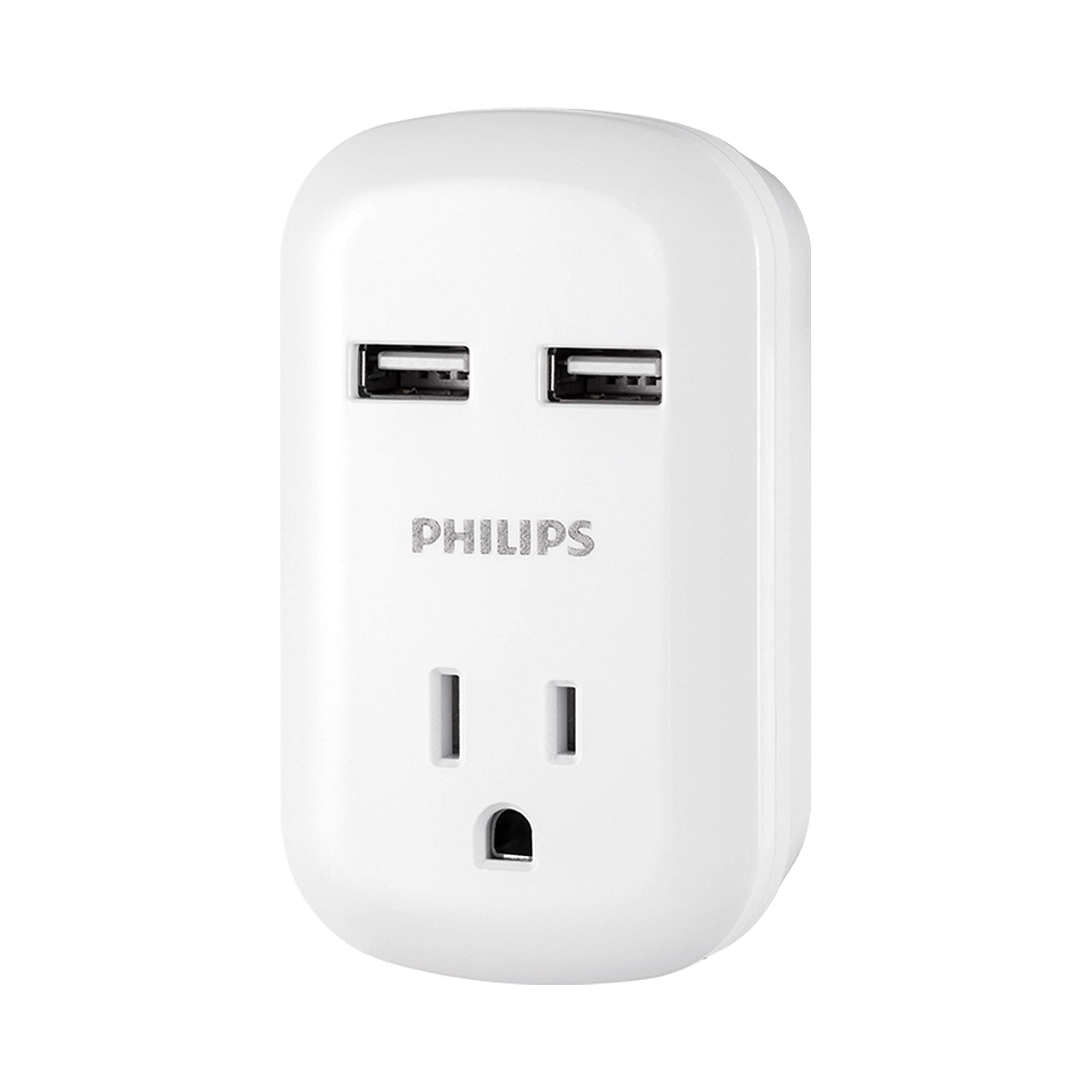 Extensor De Saída Philips Spp1201wa/37 2 Portas Usb 2.1a Branco