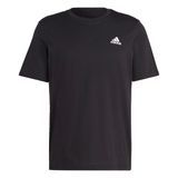 Camiseta Masculina Adidas Size Essentials Single Jersey Preta