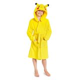 Roupão Pokémon 3d Pikachu Hood Soft Fleece Kids