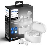 Fones De Ouvido True Wireless Philips Tat1138 Bluetooth 5.3 Brancos