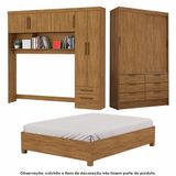 Guarda Roupa Modulado Sevilha Com Cama Casal Carioca Móveis Cinamomo