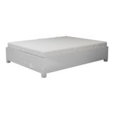 Cama Casal Paula Em Mdp Carioca Móveis Branco