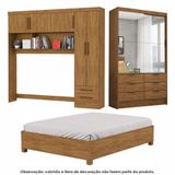 Guarda Roupa Sevilha Premium Com Cama Casal Carioca Móveis Cinamomo