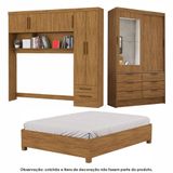Guarda Roupa Sevilha Com Espelho E Cama Casal Carioca Móveis Cinamomo
