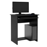 Mesa Escrivaninha Para Computador Prática 65cm Ej Móveis Preto