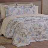 Edredom King Coberdrom Top Line Estampado Hipercal-sherpa 3 Peças - Lince