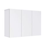 Armário De Cozinha Aéreo Slack 3 Portas 100cm Ej Móveis Branco