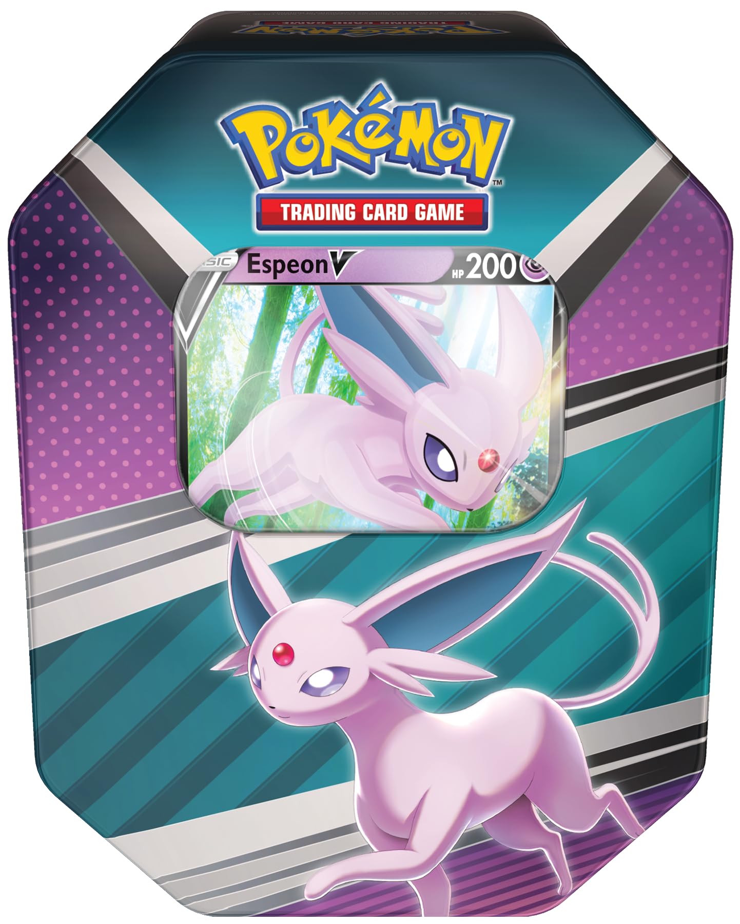 Jogo De Cartas Colecionáveis Pokémon V Heroes Tin Espeon Com 4 Boosters