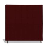 Cabeceira Estofada Box Solteiro Encosto Para Cama Maveric 94x126 Marsala
