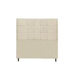 Cabeceira New Maveric Estofada Com Botão De Tecido Para Cama Box Casal Queen Size 164cm New Foam -