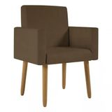 Poltrona Nina Retro Para Sala Estar Recepção Quarto Decorativa -