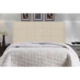 Cabeceira Maveric Estofada Com Botão De Tecido Para Cama Box Casal 144cm New Foam