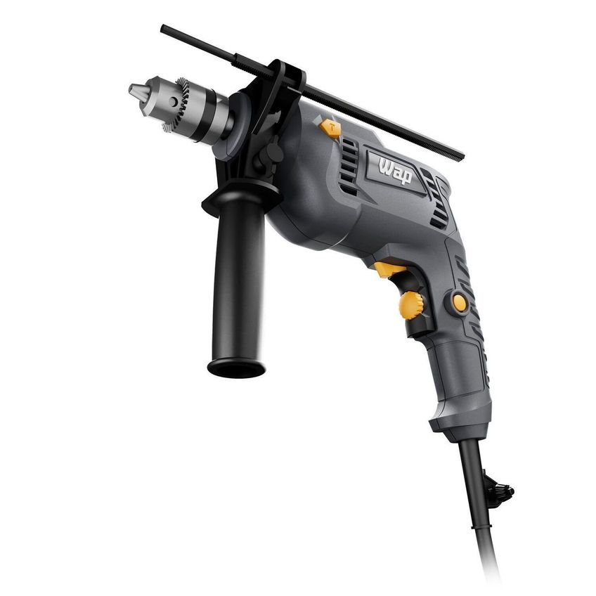 Parafusadeira E Furadeira De Impacto 3/8" Wap Wf-700k10, Com 11 Acessórios E Maleta, 700w 127v - imagem 2