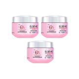Creme De Tratamento Elseve 300g Glycolic Gloss - Kit C/3un