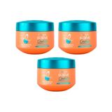 Creme De Tratamento Elseve 300g Cachos Dos Sonhos-kit C/3un