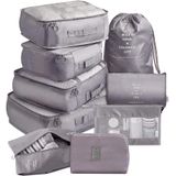 Kit Organizador Para Mala De Viagem Com 9 Peças - Gladiador 201
