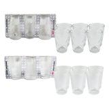 Kit 6 Copos De Vidro 200ml Arizona Transparente