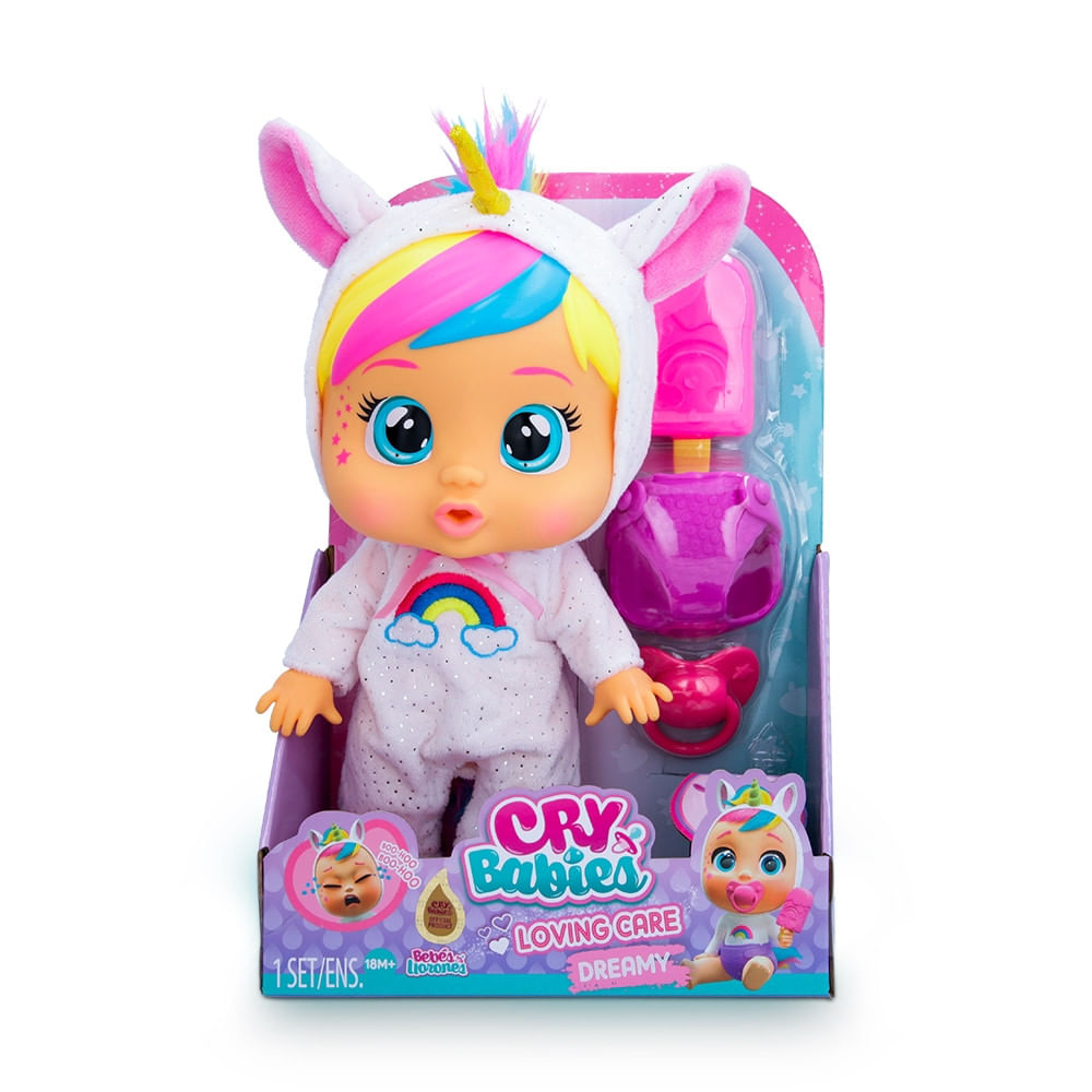 Boneca Cry Babies Com Acessórios E Roupinha Multikids - Br2394