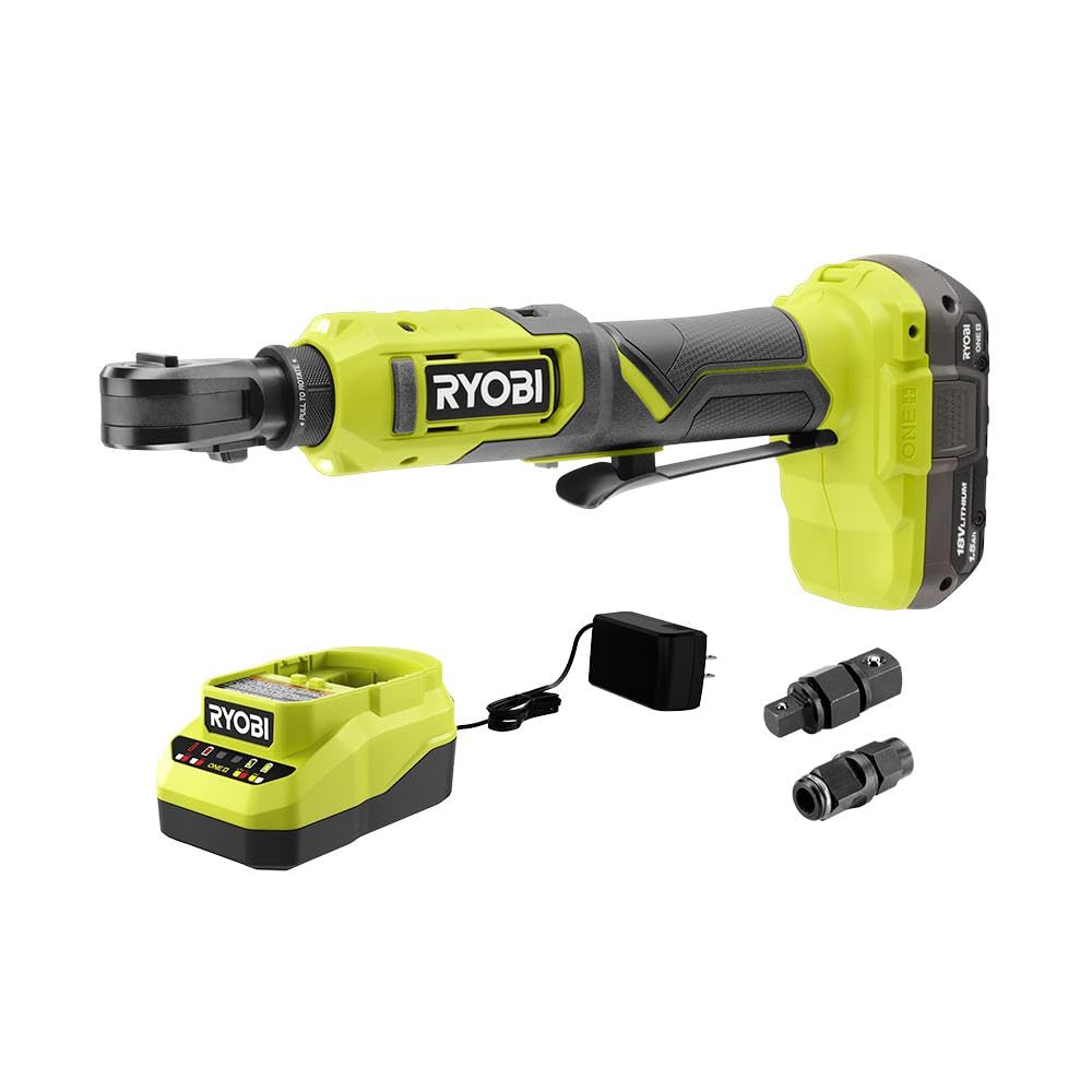 Kit De Catraca Ryobi 18v One+ Sem Fio De Vários Tamanhos Com Bateria