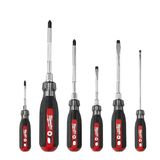 Kit De Chave De Fenda Milwaukee, 6 Peças, Alça Almofadada Com Alça Antidescascamento