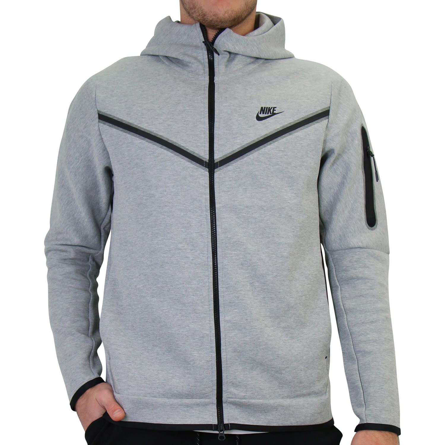 Moletom Masculino Nike Sportswear Tech Fleece Com Zíper Completo