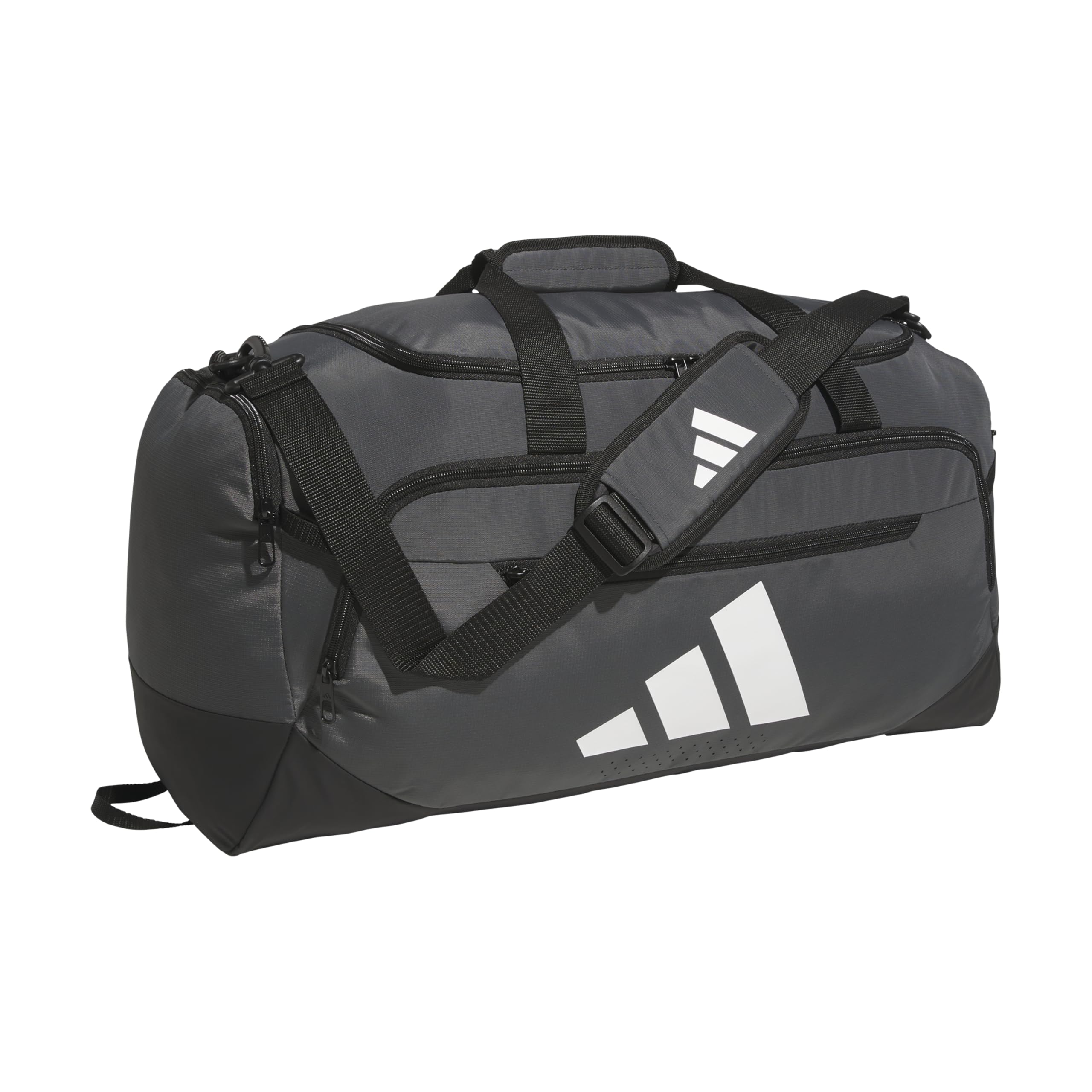 Bolsa Adidas Defender 5.0 Duffel Travel Gym Sports 59l Cinza