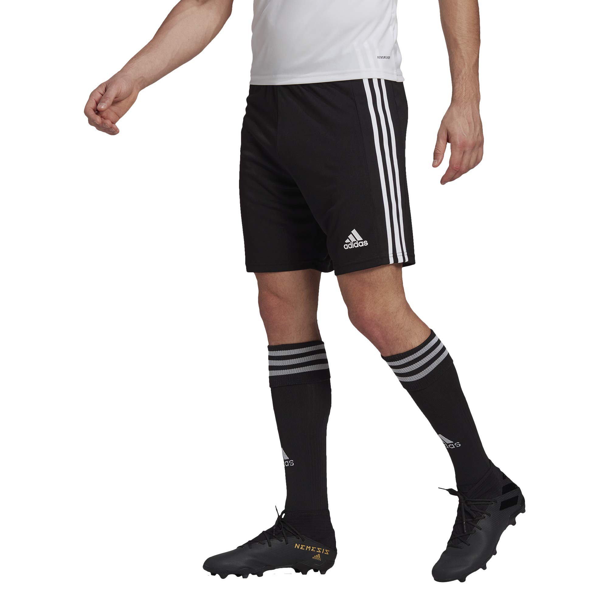 Shorts Adidas Squadra 21 Para Homens Pretos/brancos - G-small
