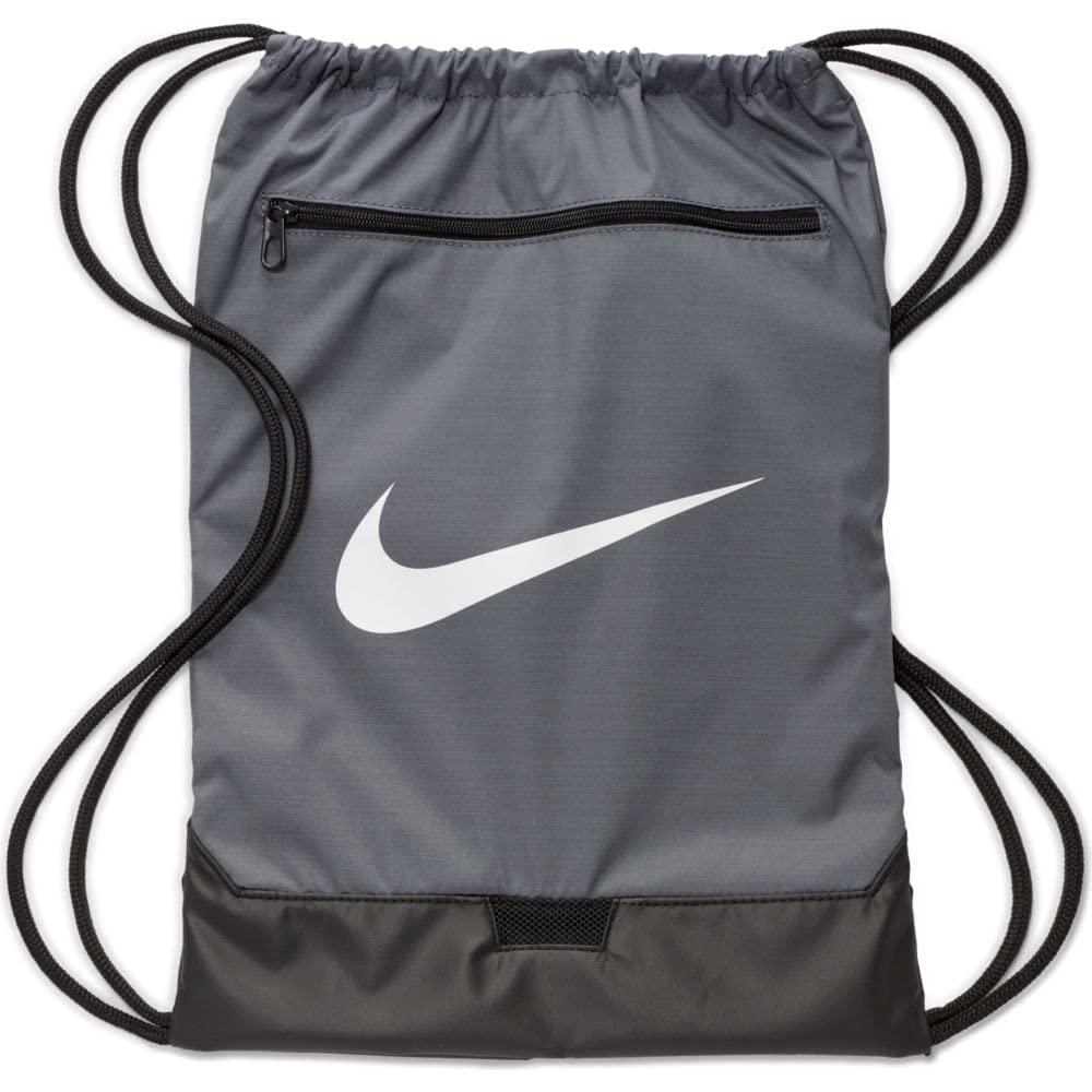 Mochila Com Cordão Nike Brasília Training Gymsack Grey