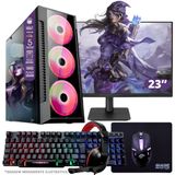 Pc Gamer Amd Ryzen 5 5600gt, 16gb Ram, Placa De Video Radeon Vega 7, Ssd 960gb, Fonte 550w + Monitor 23" Led 75hz + Kit