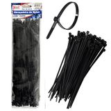 200 Enforca Gato Abraçadeira De Nylon 3.6x250mm 25cm Preta Fita Hellerman