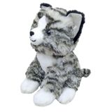 Gato Pelúcia Mesclado 21 Cm 21 Cm Altura