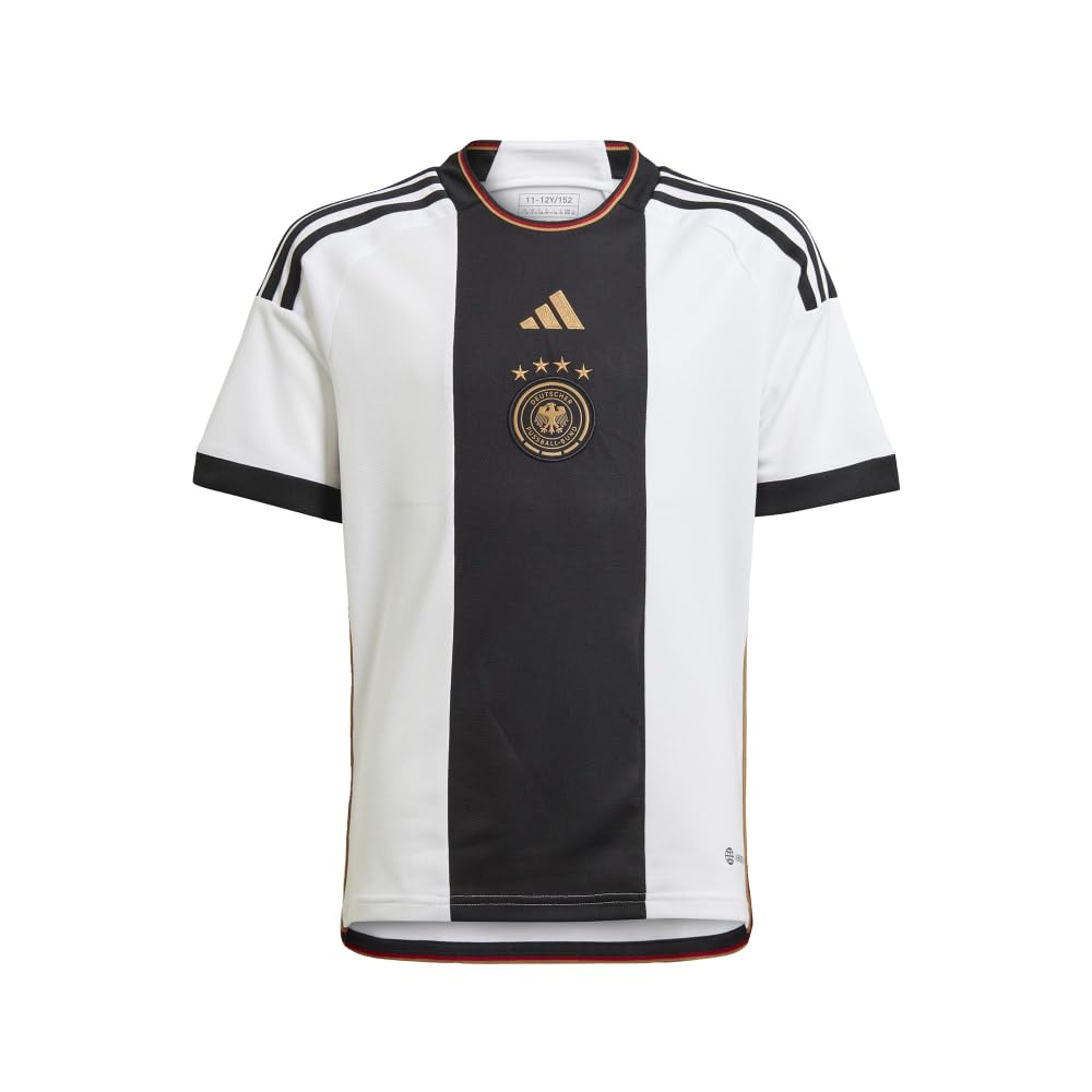 Jersey Adidas Germany 22 Home For Kids Branca Tamanho L