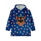 Cobertor Com Capuz Vestível Paw Patrol Boys Blue Chase Fleece