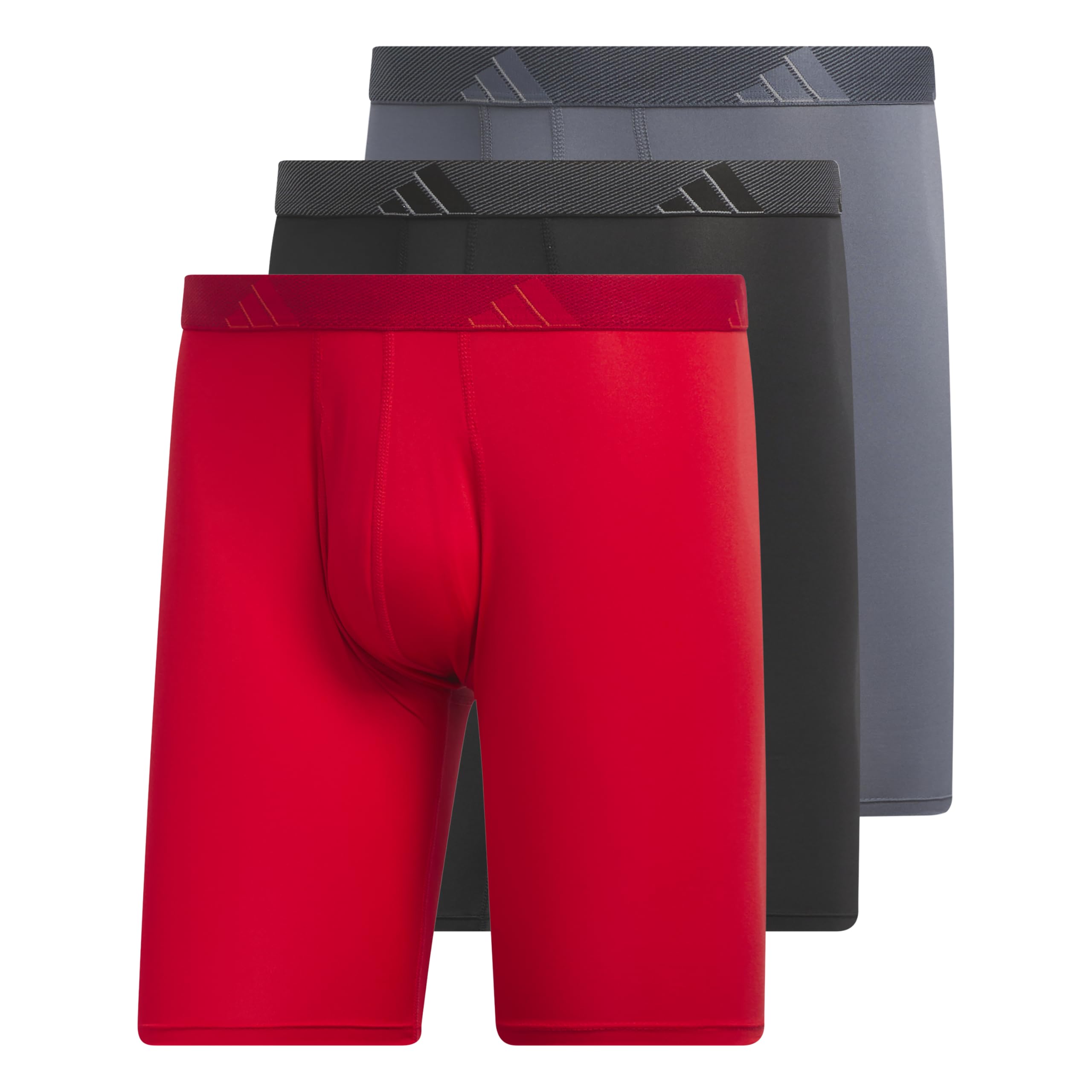 Cueca Boxer Brief Adidas Long Performance Athletic Fit