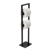 Porta Papel Higiênico Estilo Industrial Preto