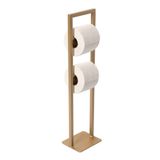 Porta Papel Higiênico Estilo Industrial Dourado