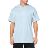 Camiseta Adidas All Szn Para Homens Wonder Blue Casual Loose Fit