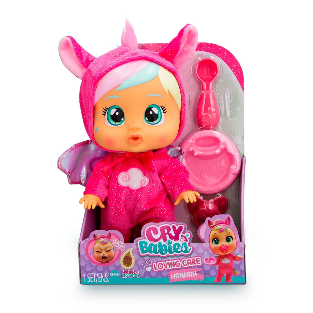 Boneca Cry Babies Hannah Com Acessórios Multikids - Br2395