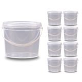 Balde 2.2 Litros Para Hidroponia - Kit 8 Pçs