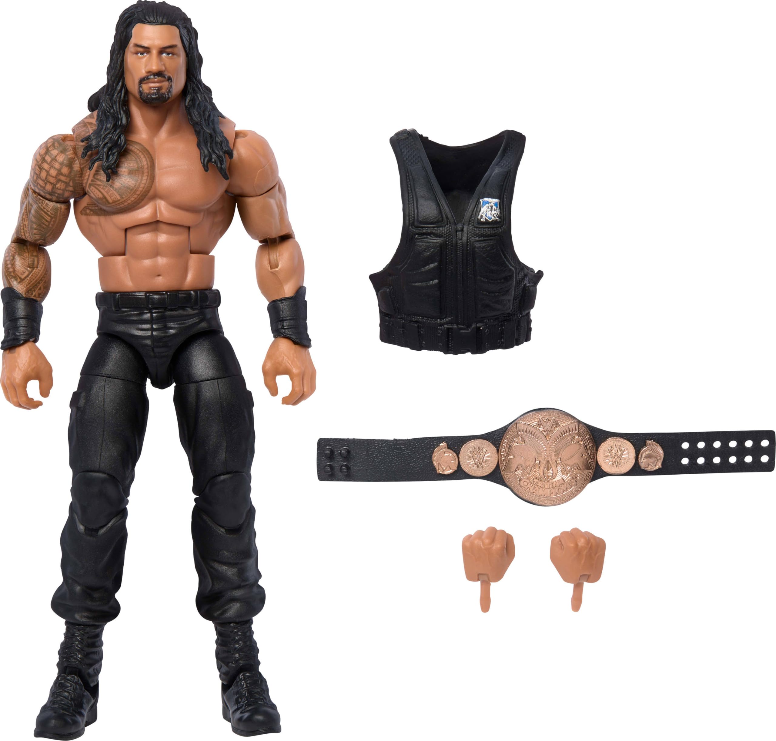 Boneco De Ação Mattel Wwe Elite Roman Reigns 6 Polegadas 2025
