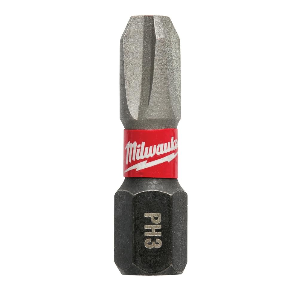 Insert Bit Milwaukee Shockwave Phillips #3 (pacote Com 25)
