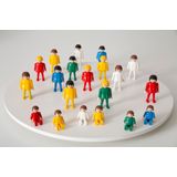 Kit 20 Bonecos Playmobil + 2 Bebês - Bonecos Para Constelação Familiar