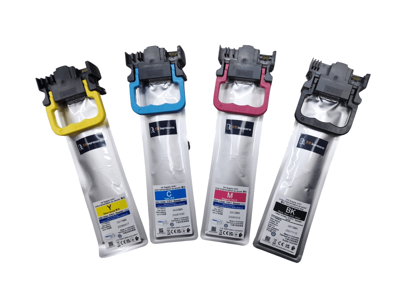 Kit Bolsa Tinta R04l Wfc5710 C5790 C5210 Tinta Profeel