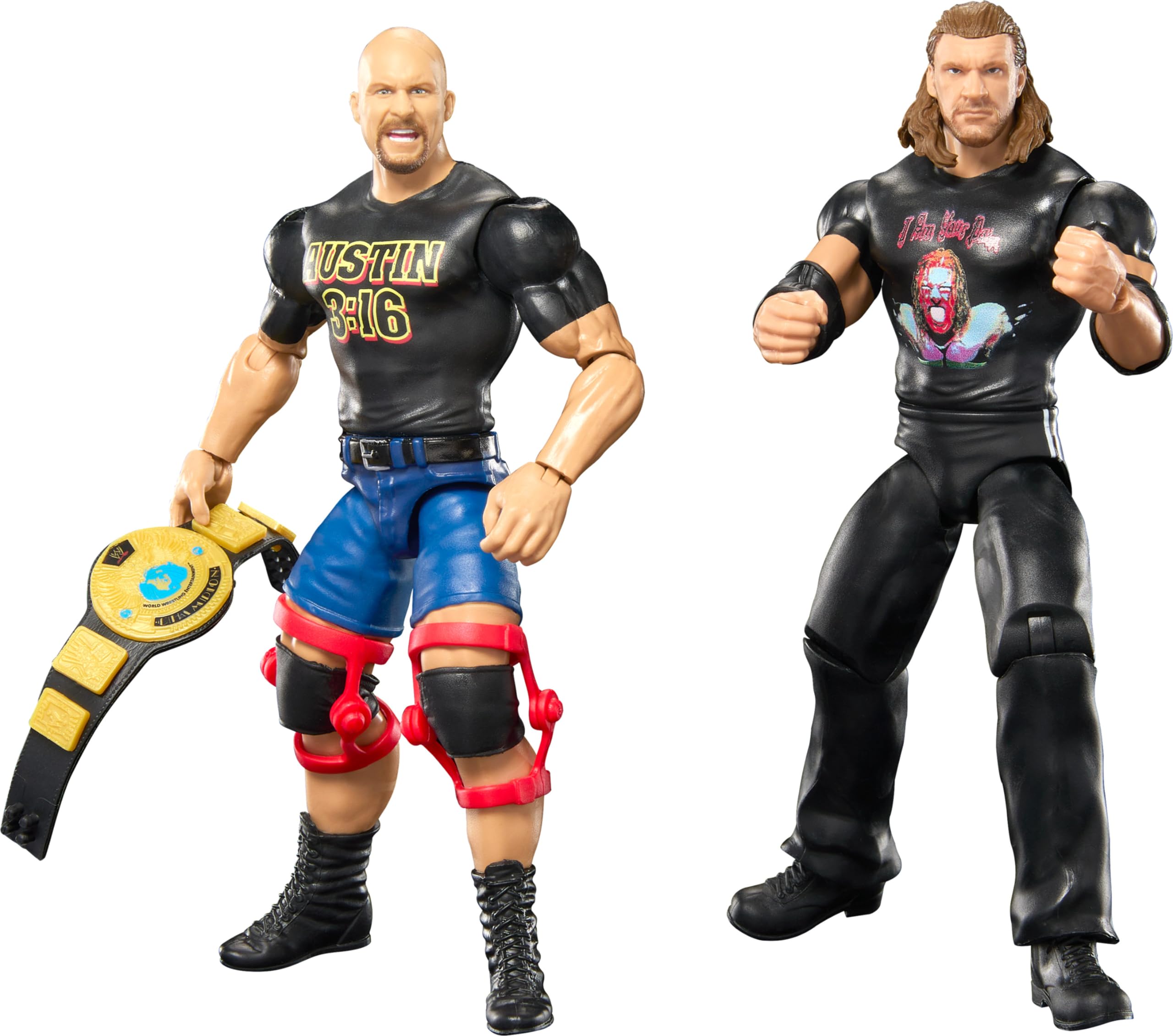 Pacote Com 2 Bonecos De Ação Mattel Wwe Championship Showdown - Carrefour