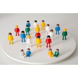 Kit 20 Bonecos Playmobil + 2 Bebês - Bonecos Para Constelação Familiar